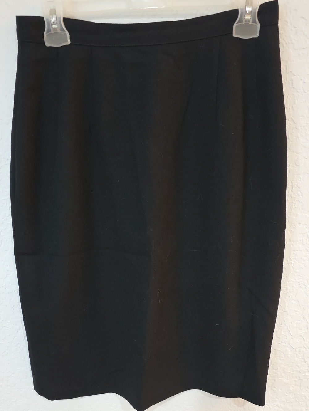 Vintage W.L.B.W. Black Pencil Skirt Size 12